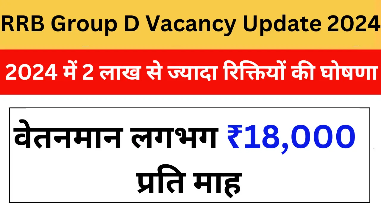 RRB Group D Vacancy 2024