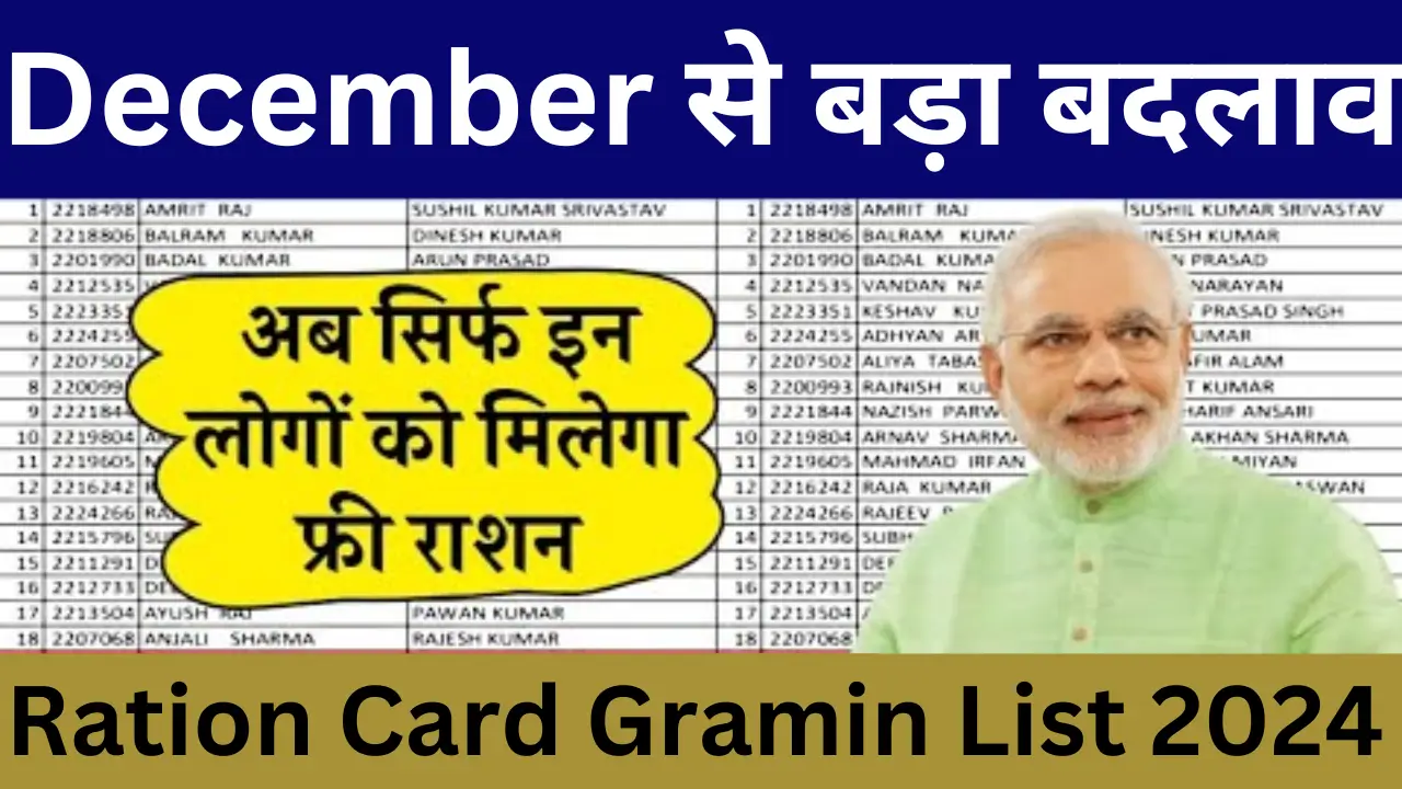 Ration Card Gramin List 2024