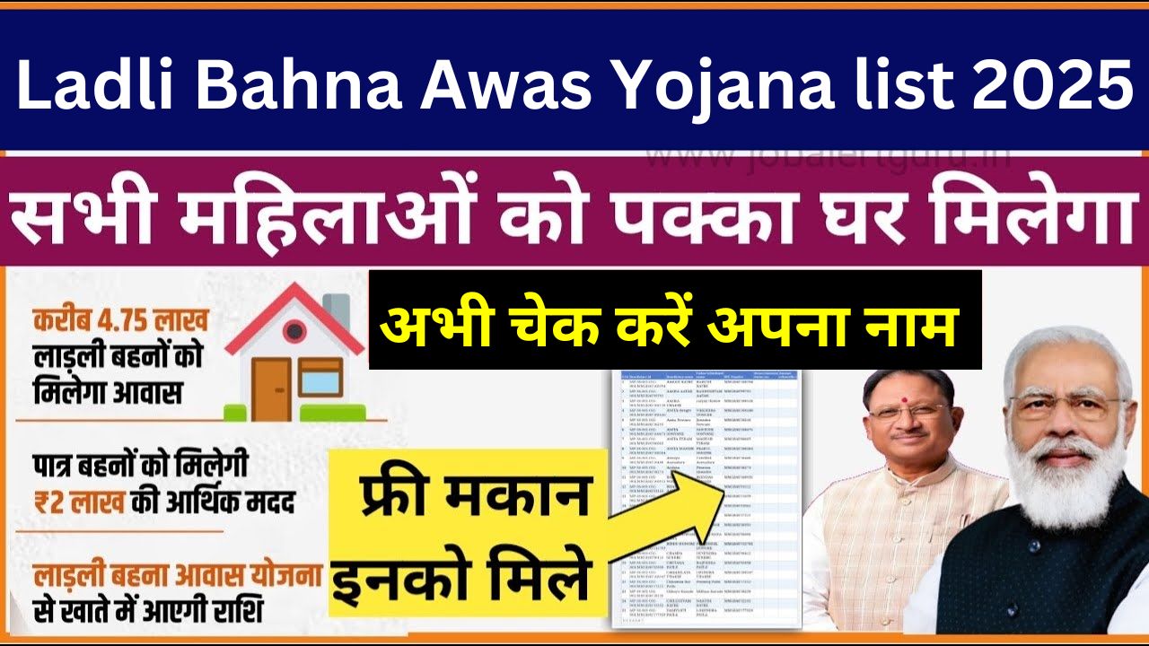 ladli behen awas yojana 2025