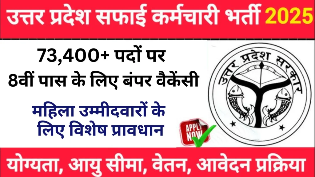 Uttar Pradesh Safai Karamchari Bumper Recruitment
